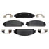 VXD1070CH by VORTEX - Brake Parts Inc Vortex Ceramic Disc Brake Pad Set
