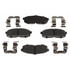 VXD1073CH by VORTEX - Brake Parts Inc Vortex Ceramic Disc Brake Pad Set
