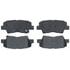 BKP1544C by BRAKE PRO - Brake Parts Inc Brake Pro OEQF Ceramic Disc Brake Pad Set