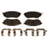 VXD1078MH by VORTEX - Brake Parts Inc Vortex Metallic Disc Brake Pad Set