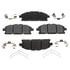 BKP1552CH by BRAKE PRO - Brake Parts Inc Brake Pro OEQF Ceramic Disc Brake Pad Set