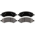 VXD1084MH by VORTEX - Brake Parts Inc Vortex Metallic Disc Brake Pad Set