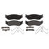 VXD1045MH by VORTEX - Brake Parts Inc Vortex Metallic Disc Brake Pad Set