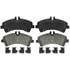 VXD1318MH by VORTEX - Brake Parts Inc Vortex Metallic Disc Brake Pad Set