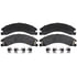 VXD1329MH by VORTEX - Brake Parts Inc Vortex Metallic Disc Brake Pad Set