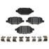 VXD1612CH by VORTEX - Brake Parts Inc Vortex Ceramic Disc Brake Pad Set