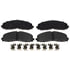 VXD1680MH by VORTEX - Brake Parts Inc Vortex Metallic Disc Brake Pad Set