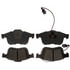 VXD1721C by VORTEX - Brake Parts Inc Vortex Ceramic Disc Brake Pad Set