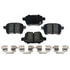 Vortex VXD1722CH Disc Brake Pad Set Brake Parts Inc Vortex Ceramic Disc Brake Pad Set