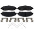 VXD1723CH by VORTEX - Brake Parts Inc Vortex Ceramic Disc Brake Pad Set