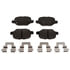 VXD1569CH by VORTEX - Brake Parts Inc Vortex Ceramic Disc Brake Pad Set