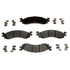 VXD1158CH by VORTEX - Brake Parts Inc Vortex Ceramic Disc Brake Pad Set