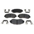 VXD1089CH by VORTEX - Brake Parts Inc Vortex Ceramic Disc Brake Pad Set