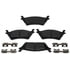 BKP1602CH by BRAKE PRO - Brake Parts Inc Brake Pro OEQF Ceramic Disc Brake Pad Set
