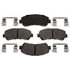 VXD1338CH by VORTEX - Brake Parts Inc Vortex Ceramic Disc Brake Pad Set