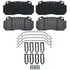 VXD1312MH by VORTEX - Brake Parts Inc Vortex Metallic Disc Brake Pad Set