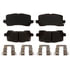 Vortex VXD1954CH Disc Brake Pad Set Brake Parts Inc Vortex Ceramic Disc Brake Pad Set