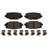 VXD1596CH by VORTEX - Brake Parts Inc Vortex Ceramic Disc Brake Pad Set