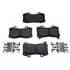VXD1802CH by VORTEX - Brake Parts Inc Vortex Ceramic Disc Brake Pad Set