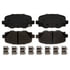 Vortex VXD1809CH Disc Brake Pad Set Brake Parts Inc Vortex Ceramic Disc Brake Pad Set