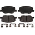 VXD1811CH by VORTEX - Brake Parts Inc Vortex Ceramic Disc Brake Pad Set