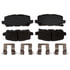 VXD1841CH by VORTEX - Brake Parts Inc Vortex Ceramic Disc Brake Pad Set