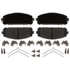 VXD1843CH by VORTEX - Brake Parts Inc Vortex Ceramic Disc Brake Pad Set