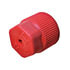 MT0069 by OMEGA ENVIRONMENTAL TECHNOLOGIES - 5 PK R134A VALVE CAP - RED M8X1 HIGH SIDE QUICK