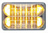 40AA5SCR by WHELEN ENGINEERING - Multi-Purpose Warning Light - 400 Series LED - Amber, Clear Lens