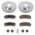 K171426 by POWERSTOP BRAKES - Z26 Street Performance Ceramic Brake Pad and Drilled & Slotted Rotor Kit