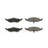 PM18633 by POWERSTOP BRAKES - Disc Brake Pad Set - Front, PM18, Posi-Mold, Semi-Metallic