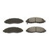 PM18962 by POWERSTOP BRAKES - Disc Brake Pad Set - Front, PM18, Posi-Mold, Semi-Metallic