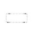 DDE-A9060140922 by DETROIT DIESEL - Oil Pan Gasket - Polytan, for Mercedes Benz 900 6.4L Engine Model