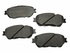 ACT906A by AKEBONO - ProACT Ultra Premium Ceramic Disc Brake Pad Kit