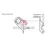 Meritor 3299L5706 Air Brake Chamber Bracket BRKT-BRAKE CHMB