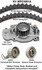 Dayco WP216K1A Engine Timing Belt Kit with Water Pump WATER PUMP KIT, DAYCO