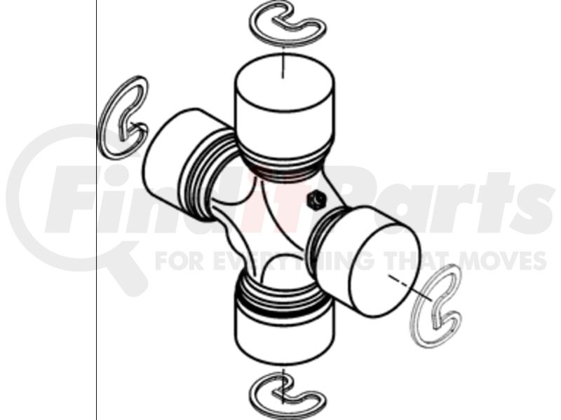 Dana Spicer SPL100-1X Universal Joint + Cross Reference | FinditParts