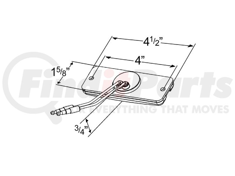 Grote 47733 Side Marker Light + Cross Reference | FinditParts