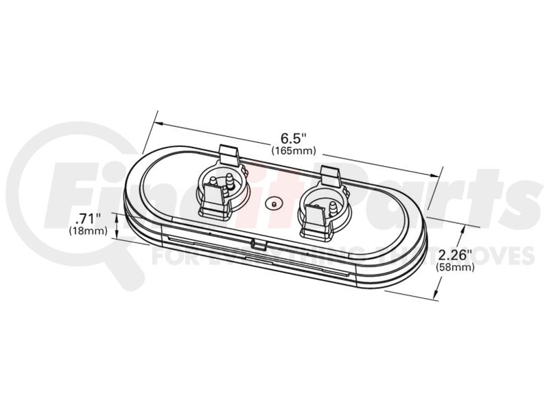 Grote 54672 Tail Light + Cross Reference | FinditParts