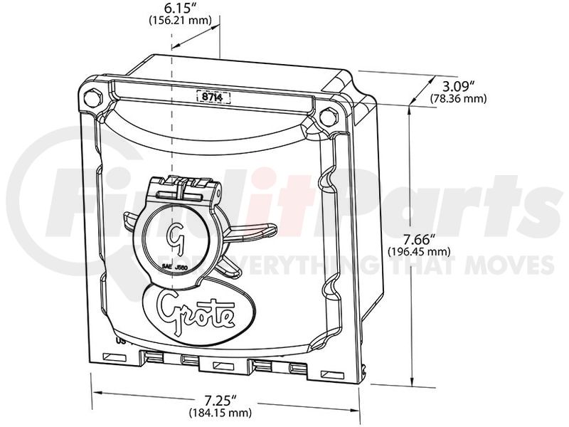 87151 Split Pin Grote 87151 Accessory Power Receptacle Connector + Cross Reference ...