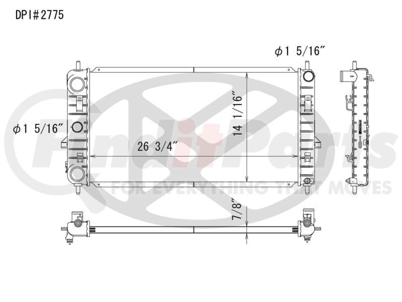 Koyorad A2775 Radiator | FinditParts