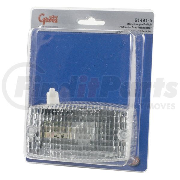 614915 by GROTE Dome Light with Switch, Clear