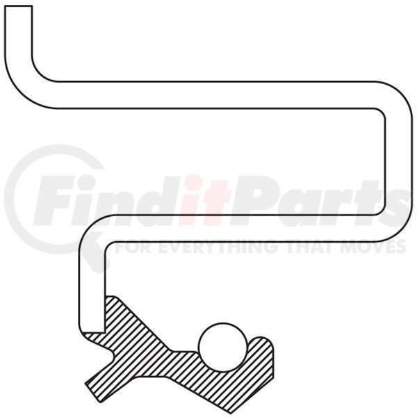 National 710839 Differential Pinion Seal 