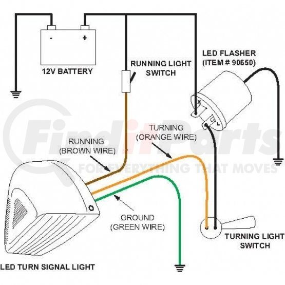 United Pacific 38550 Turn Signal Light + Cross Reference | FinditParts