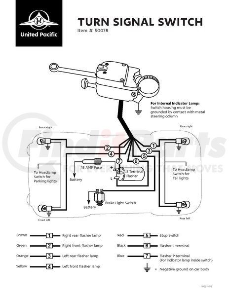 United Pacific 5007R Toggle Switch | FinditParts