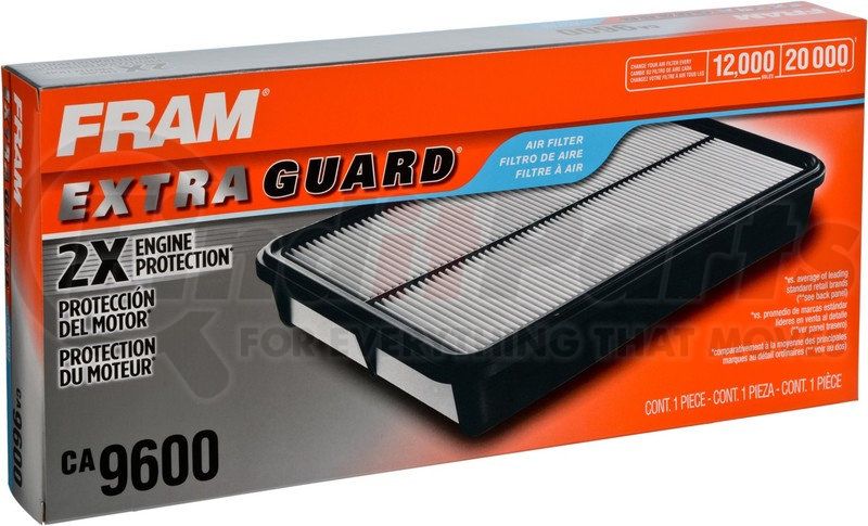 FRAM CA9600 Extra Guard Rigid Rectangular Panel Air Filter 