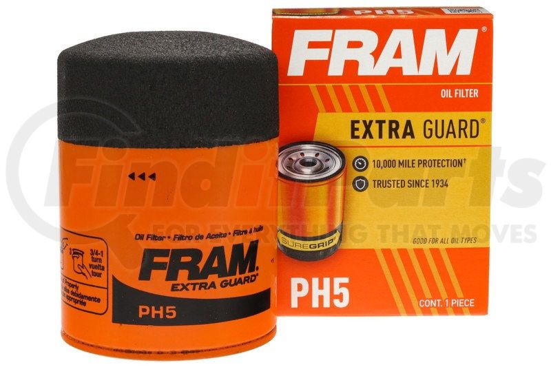 FRAM PH5 Engine Oil Filter + Cross Reference FinditParts