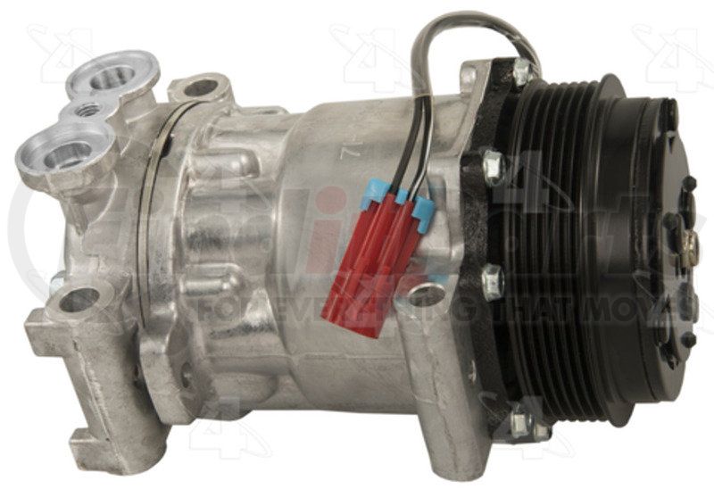 158566 by FOUR SEASONS - New Sanden/Sankyo SD7H15 Compressor w/ Clutch