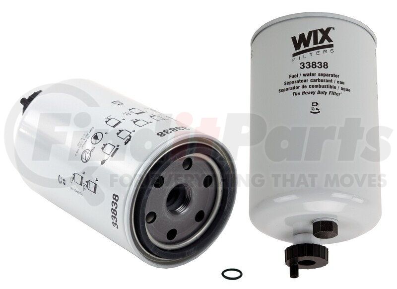 33838 by WIX FILTERS - WIX Spin-On Fuel/Water Separator Filter