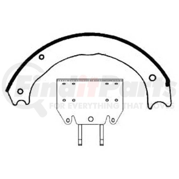 Haldex GC4719ESG Drum Brake Shoe Kit + Cross Reference FinditParts